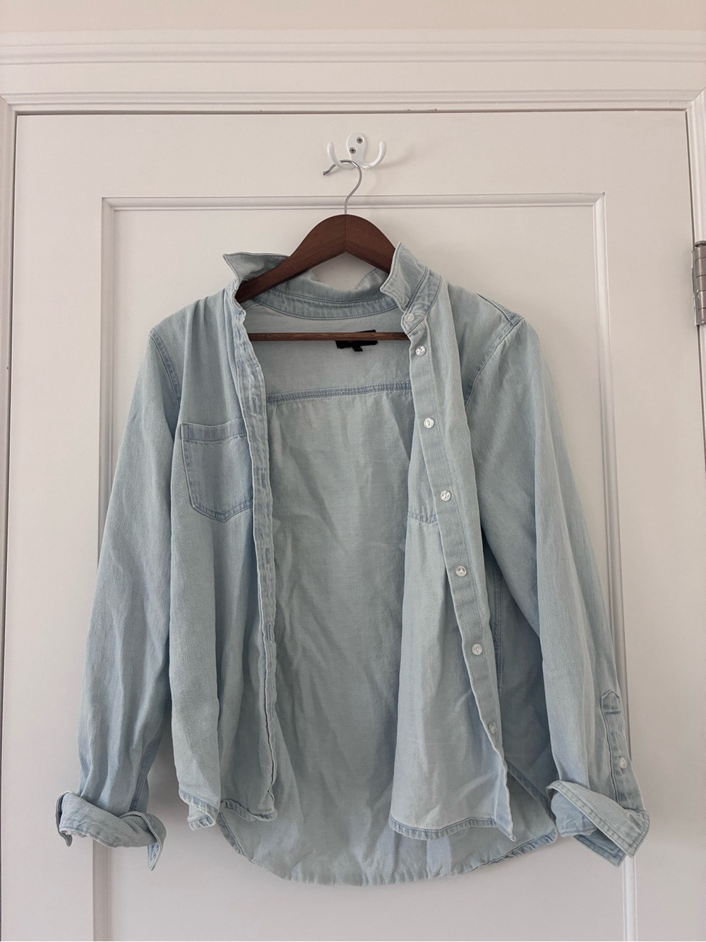 Quince Light Blue Denim Shirt